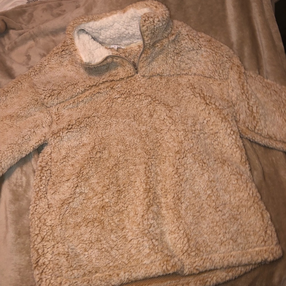 Peach Love Fluffy Jacket